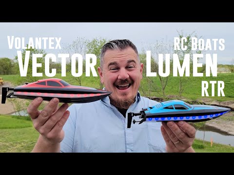 Volantex - Vector Lumen - RTR RC Pool Boats - Maiden Voyage on NEW Pond!!!