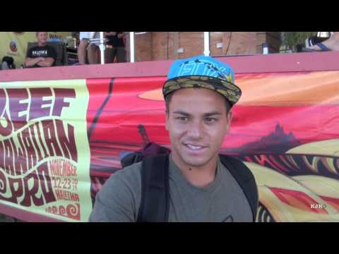 Keanu Asing's First Surfboard