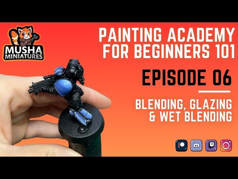 Advanced Blending Techniques: Blending, Glazing & Wet Blending | Musha's Painting Academy #06