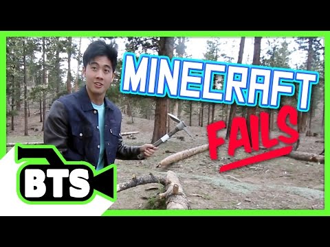 Real Life Minecraft Fails (BTS)