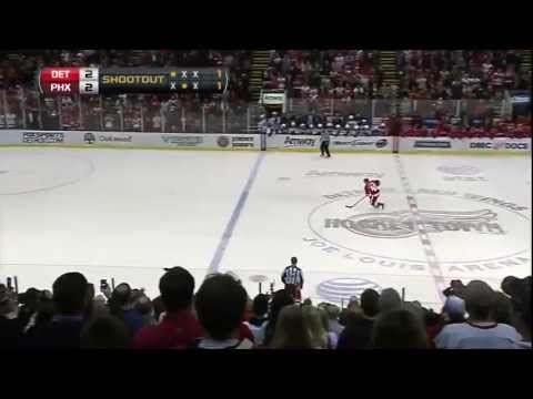 Henrik Zetterberg Shootout Goal ( Foresberg Move ) Vs Coyotes