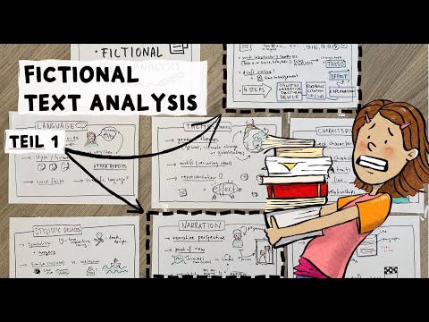 Fictional Text Analysis 1 - in Sketchnotes (Preparation & Narration)