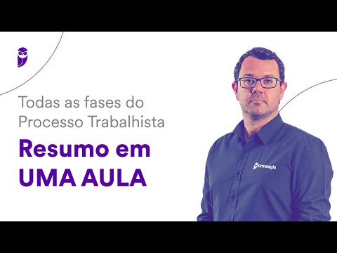 Todas as fases do Processo Trabalhista: Resumo em UMA AULA - Prof. Bruno Klippel