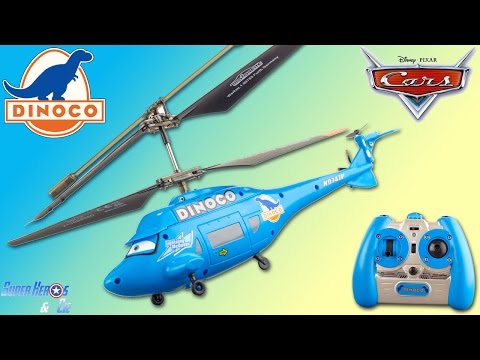 Disney Cars Helicoptère Dinoco Rotor Turbosky IRC Télécommandé français 4k Les Bagnoles #Jouet #Toys Video