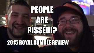 WWE 2015 ROYAL RUMBLE REVIEW! Full Show Match Results! Winners! Losers! Roman Reigns Booed!!