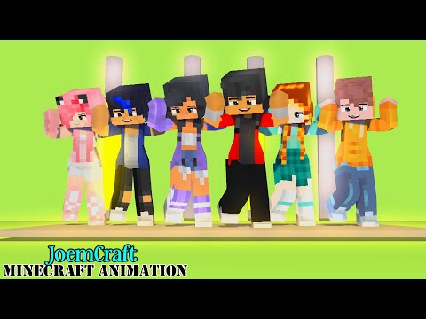 COUPLE DANCE | DARLING OHAYO | HERO TONIGHT DANCE | APHMAU, EIN, KC, KIM, NOI - Minecraft Animation