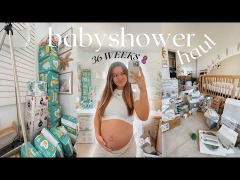 BABY SHOWER HAUL/BABY REGISTRY GIFTS! | newborn haul!