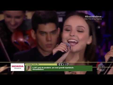 Anitta, Claudia Leite, Alexandre Pires, Fat Family and others sing "Happy Day"