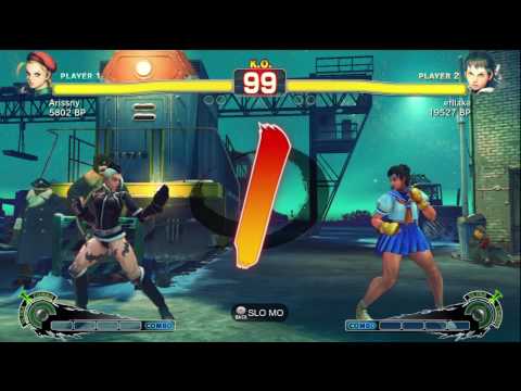 Uryo [Sakura] vs Arissny [Cammy] SSF4 Japanese Online Ranked Matches - TRUE HIGH-DEF