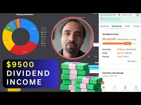 Earning $9500 Dividend Income [Investment Portfolio Update 🔥😎]