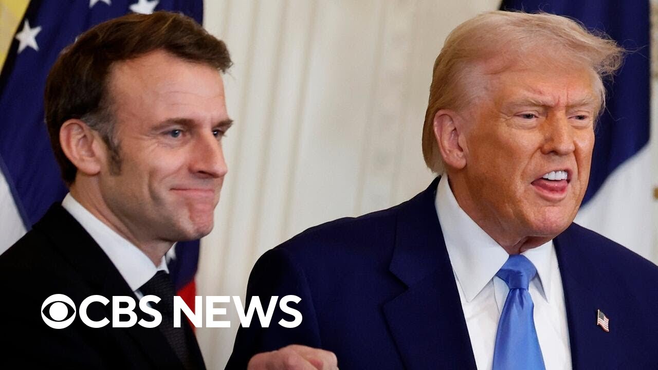 Macron, Trump offer contrasting paths to peace in Ukraine