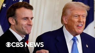 Macron, Trump offer contrasting paths to peace in Ukraine