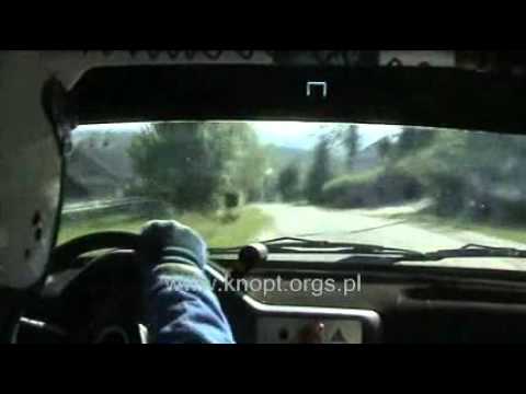 19 Rajd Rzeszowski, Os 5 Konieczkowa. Onboard załogi Knopt / Suchanek.