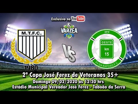 Meninos do Taboão FC  x  XV da Raposo FC - Copa José Ferez de Veteranos 2020 (35+)