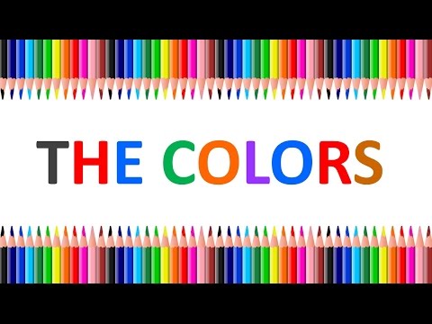 Los Colores en Inglés | Learn English Colors