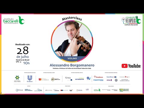 Master Class VIolino com Alessandro Borgomanero