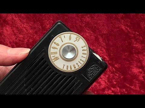 Mystery 2 transistor radio - not Boy’s Radio - Early, circa 1959 - Vintage Tech-collectornet.net