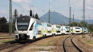 preview picture of video '4010 001 der WESTbahn Management GmbH bei der Ausfahrt in Bahnhof Freilassing'