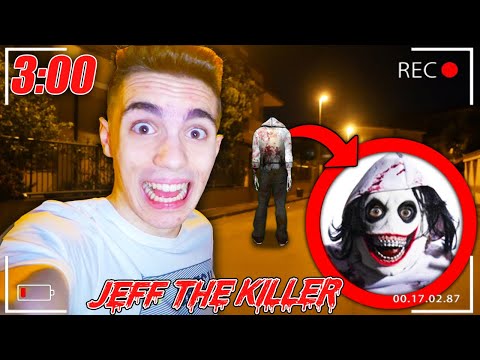 NON FARTI VEDERE DA "JEFF THE KILLER" ALLE 3 DI NOTTE!😱 MI VUOLE UCCIDERE FUORI CASA MIA!!🔪*pauroso*