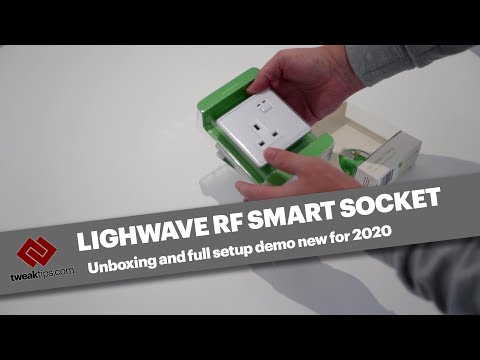 Lightwave Rf Wireless Smart Socket Unboxing Setup Demo