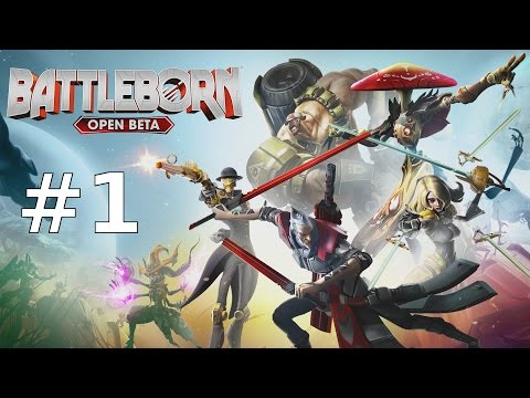 Lets Play BATTLEBORN PS4 Online Gameplay German Deutsch Part 1 - Überfall [BETA]