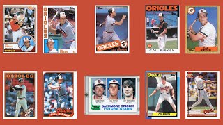 Every Base Cal Ripken Jr Topps card 1982-2001.