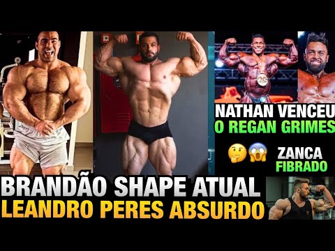 BRANDÃO CADA VEZ MAIOR: SHAPE ATUAL - LEANDRO PERES ABSURDO - NATHAN SUPERA O REGAN NA ITALIA