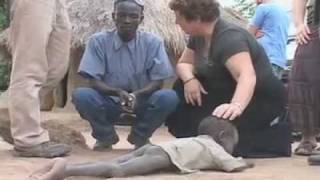 Sponsor a child | shocking scene of three starving kids in africa part 1