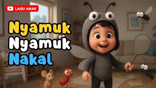 Download lagu Nyamuk Nyamuk Nakal 🦟 | Lagu Anak Edukatif Animasi 3D mp3