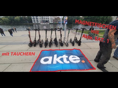 MAGNETFISCHEN mit Akte. SAT. 1 Fernseh-Team & Spree:Publik! TRAILER! Fernsehbericht: 5.10.2021 SAT.1