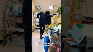 Art teacher dancing to -You rock my world by Michael Jackson #fyp #dance