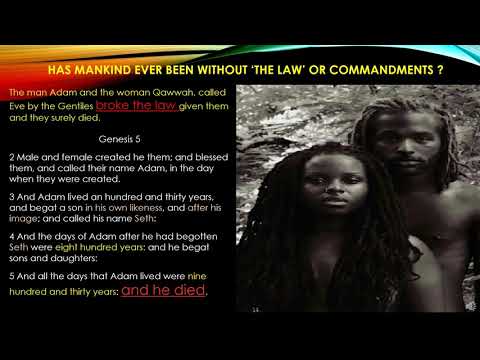 Hebrew Israelite Home Bible Study Group - The 613 Laws of Moses Part One