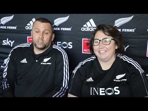BLACK FERNS:  Whitney Hansen & Wesley Clarke press conference in Adelaide