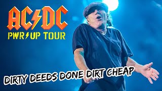 AC/DC - DIRTY DEEDS DONE DIRT CHEAP live in Minneapolis (10.04.2025) | &quot;POWER UP&quot;-Tour ⚡