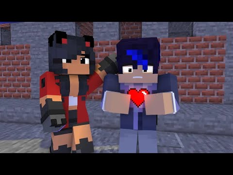 CAPTURED LOVE MEME | gomy gomy first meet maid aphmau and ein - minecraft animation