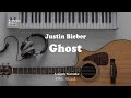 Justin Bieber - Ghost (Acoustic Guitar Karaoke and Lyric)