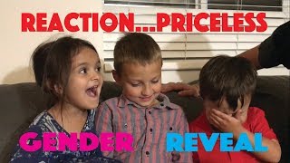 PRICELESS REACTION TO BABY COUSIN Gender Reveal!!!