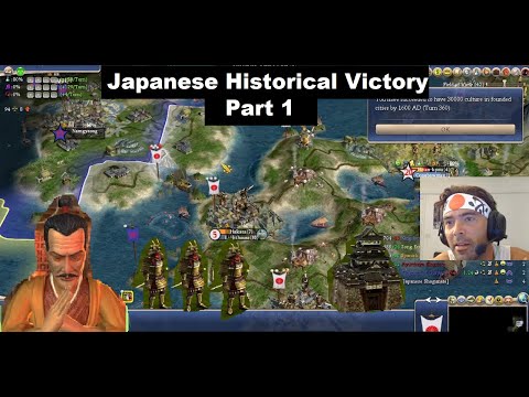Rhye's and Fall of the Japanese Empire (Part 1) - Civilization 4 - Dawn of Civilization