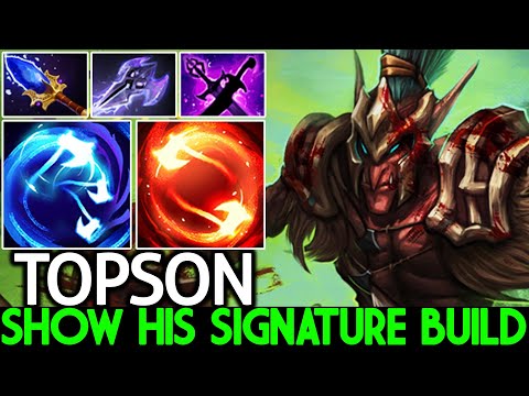 TOPSON [Troll Warlord] Back to Ranked with His Signature Build Dota 2