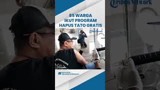Hapus Tato Gratis di Masjid Wali Kota Jakarta Selatan, 85 Warga Ikuti Berpartisipasi