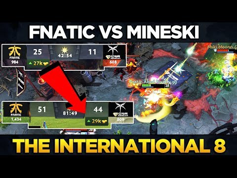 FNATIC vs MINESKI - MOST EPIC GAME OF THE DAY! - UNREAL COMEBACK - DOTA 2 #TI8