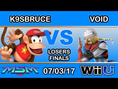 MSM 103 - MF LH | K9sbruce (Diddy Kong) Vs. CLG | VoiD (Sheik) Losers Finals