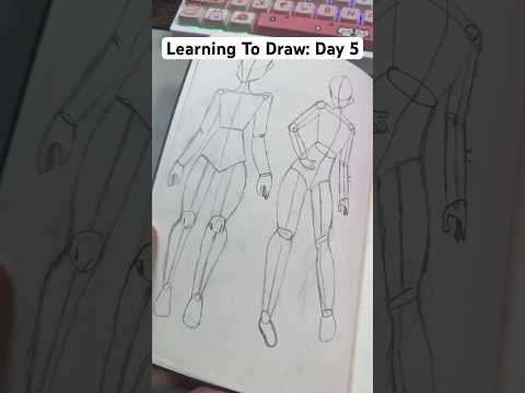 Learning To Draw: Day 5 #art #drawing #drawingprocess #howtodraw #anime