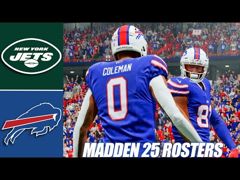 Keon Coleman l Jets vs Bills l (Madden 25 Rosters) l PS5 Simulation