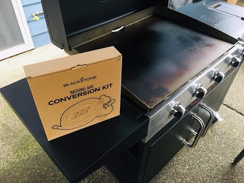 Blackstone Griddle Propane (LP) to Natural Gas (NG) Conversion Kit and Installation