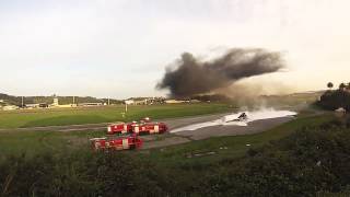 preview picture of video 'Simulacro accidente aereo en Leco, A Coruña'