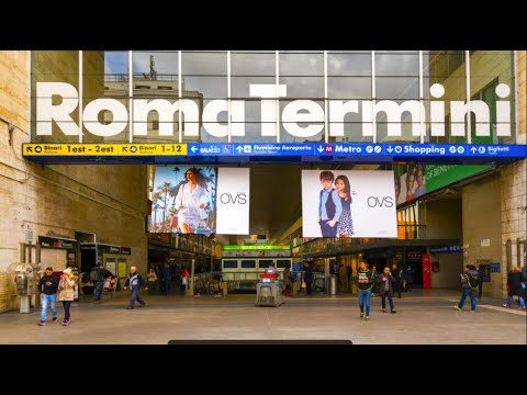 Termini Station 2023 (Full Tour) Rome in 4K
