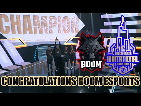 BOOM ESPORTS WINNING THE GAMERS GALAXY: Invitational Series Dubai 2022