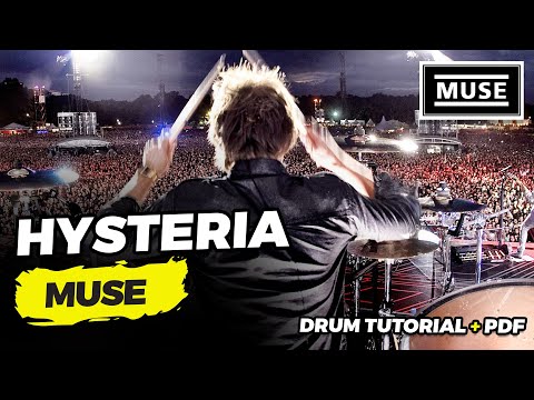 Hysteria (Muse) Drum Tutorial - Full Lesson