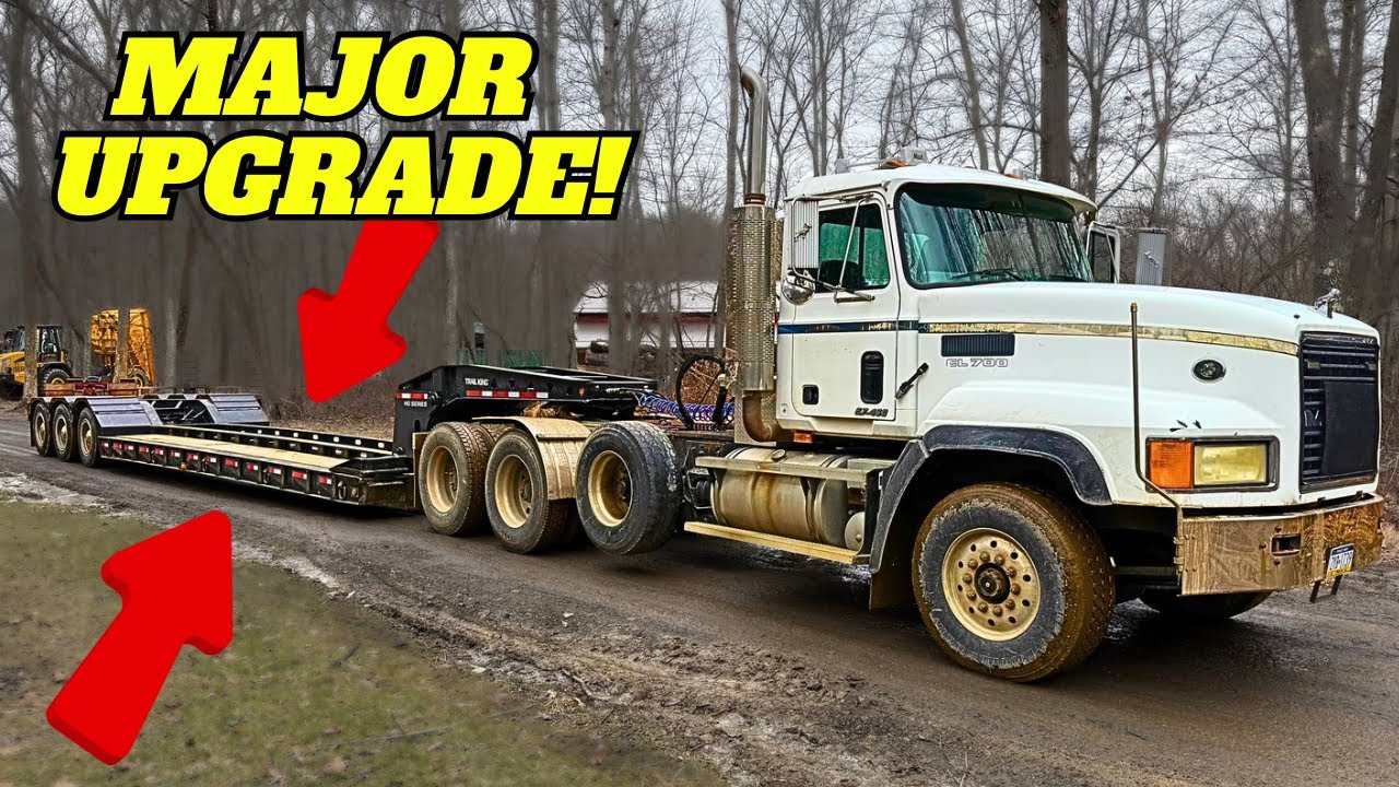 35 TON Lowboy Trailer gets Major Repairs! (Ready To Haul More Junk!!!)